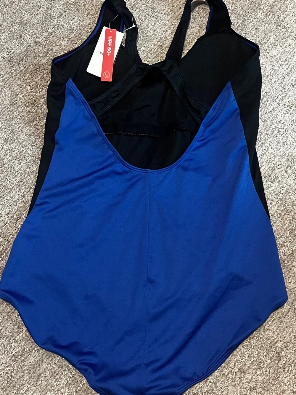 Conservative Athletic Racerback Splice One Piece Training 1277/8-1